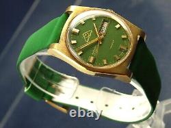 Mondaine Swiss Automatic Watch Vintage 1970s 17 Jewel ETA 2778 New old NOS