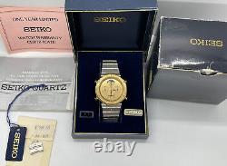 NEW OLD STOCK 1980s FULL SET Seiko Quartz Sports 100 RARE 7a48-7010 Vtg