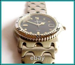 NEW OLD STOCK ALFEX QUARTZ MEN'S Wrist Watch Swiss Made WATER PROOF