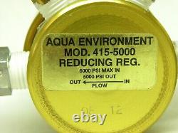 NEW OLD STOCK Aqua Environment Model 415-5000 Psi Regulator Scuba WithGauges