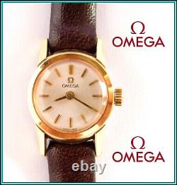NEW OLD STOCK OMEGA Gold Plated Lady Wristwatch, cal 483 Ref. 511170 WORKING