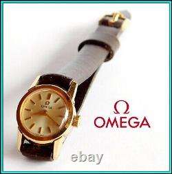 NEW OLD STOCK OMEGA Gold Plated Lady Wristwatch, cal 483 Ref. 511170 WORKING