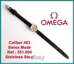 NEW OLD STOCK OMEGA Lady Wristwatch, cal 483, 1960's Ref. 551004 WORKING