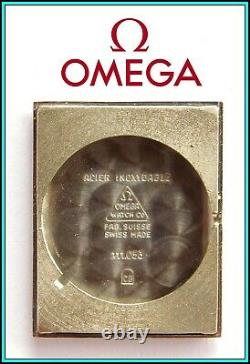 NEW OLD STOCK Omega DeVille 111.053, Cal. 620 UNUSUAL Art Deco GOLDEN DIAL