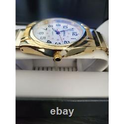NEW OLD STOCK Rare Vintage Gold Tone Men's Wrist Watch ref. No. BN005M