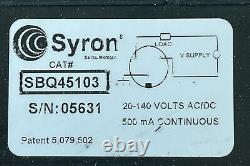 NEW OLD STOCK- Syron SBQ45103 20-140V AC/DC 500mA Continuous? Warranty