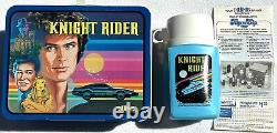 NEW OLD STOCK Vintage 1982 Knight Rider Metal Lunch Box & Thermos