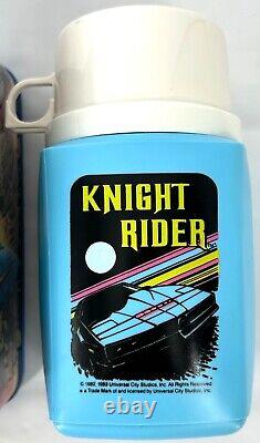 NEW OLD STOCK Vintage 1982 Knight Rider Metal Lunch Box & Thermos