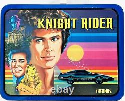 NEW OLD STOCK Vintage 1982 Knight Rider Metal Lunch Box & Thermos