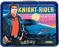 NEW OLD STOCK Vintage 1982 Knight Rider Metal Lunch Box & Thermos