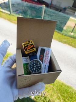 NEW OLD STOCK Vintage Seiko Alba V158-0AX0 SOLAR MILITARY WATCH (1990s) RARE