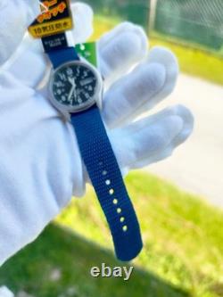 NEW OLD STOCK Vintage Seiko Alba V158-0AX0 SOLAR MILITARY WATCH (1990s) RARE