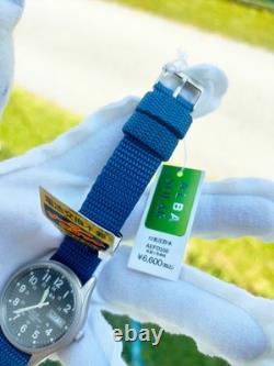 NEW OLD STOCK Vintage Seiko Alba V158-0AX0 SOLAR MILITARY WATCH (1990s) RARE