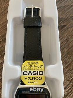 NEW OLD STOCK casio batteryless BB-801. RARE! HTF