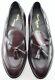 NEW OLD STOCK w BOX FOOTJOY CLASSICS 11.5D BURGUNDY CALF TASSEL LOAFERS SHOES