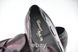 NEW OLD STOCK w BOX FOOTJOY CLASSICS 11.5D BURGUNDY CALF TASSEL LOAFERS SHOES