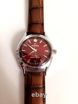 NEW OLD Stock Roamer AM017 Mechanical Men's VINTAGE Swiss Watch BEAUTIFUL