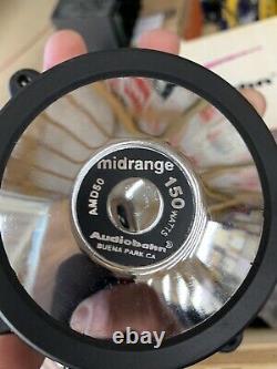 NEW Old School Audiobahn AMD50 5.25 Midrange Speakers, NOS, NIB, Rare, Vintage