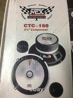 NEW Old School MTX Audio CTC-160 6.5 2-way Component Speakers, RARE, NOS, NIB