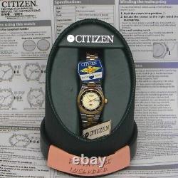 NEW-Old-Stock CITIZEN AUTOMATIC 21 Jewels EAGLE 7 Ladies Watch 2-Tone Gold & SS