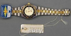 NEW-Old-Stock CITIZEN AUTOMATIC 21 Jewels EAGLE 7 Ladies Watch 2-Tone Gold & SS