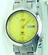 NEW Old Stock Ladies Citizen Automatic Eagle 21-J Yellow Dial Day-Date S Steel