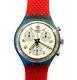 NEW Swatch Chrono Watch JFK SCN103 with Case & Papers 1992 NOS New Battery Vintage