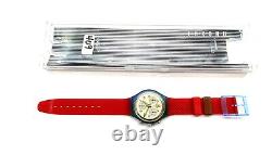 NEW Swatch Chrono Watch JFK SCN103 with Case & Papers 1992 NOS New Battery Vintage