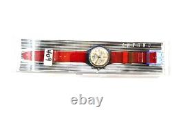 NEW Swatch Chrono Watch JFK SCN103 with Case & Papers 1992 NOS New Battery Vintage