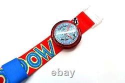 NEW Swatch POP Watch MEEOOOW PWK156 with Case and Paperwork 1992 Cat Design NOS