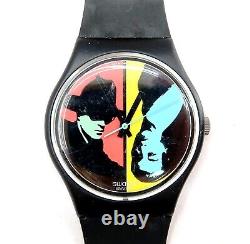 NEW Swatch Watch COLOURED LOVE GB122 with Case & Papers 1988 NOS Gents VINTAGE