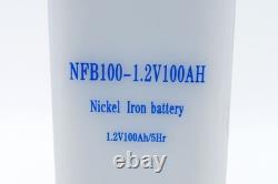 NFB100 Nickel Iron Battery 100 Ah 1.2V Battery New Old Stock Edison Batteries