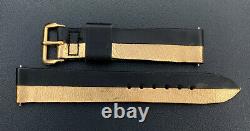 NOS 1957 Hamilton Electric Ventura Vintage Watch Band Real 24KT Gold Applique