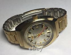 NOS 1970's Waltham Swiss Made Quartz Electrodyne Goldtone Watch
