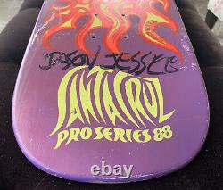 NOS 1988 Santa Cruz Jason Jessee Sun God Vintage Skateboard Deck Neptune Natas