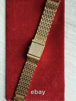 NOS 1990s Gruen Precision Lady Watch Flip Face Quartz Movement