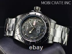 NOS 1st Gen. Invicta 43mm Pro Diver Miyota Automatic Black MOP Dial SS Watch NOS 1st Gen. Invicta 43mm Pro Diver Miyota Automatic Black MOP Dial SS Watch