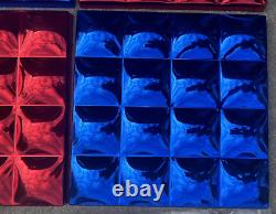 NOS 2003 Ikea Blimp Kullig Panton Style Bubble Panel Wall Mirrors, 2 Damaged