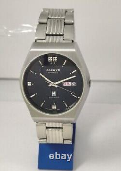 NOS Allwyn Automatic vintage Men's Watchnew old stock, day-date, Retro FedEx