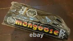 NOS BMX MONGOOSE PAD SET in BLACK 1984 CALIFORNIAN PRO CLASS GENUINE 84