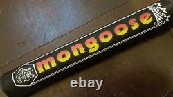 NOS BMX MONGOOSE PAD SET in BLACK 1984 CALIFORNIAN PRO CLASS GENUINE 84