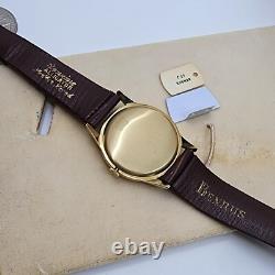 NOS Benrus Gold Filled Manual Wind Watch, Original Box & Tags