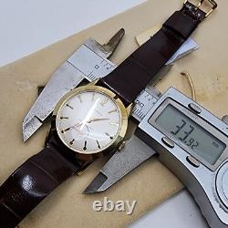 NOS Benrus Gold Filled Manual Wind Watch, Original Box & Tags