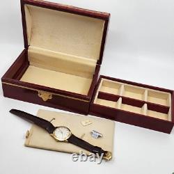 NOS Benrus Gold Filled Manual Wind Watch, Original Box & Tags