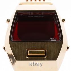 NOS / Box SEIKO Alba AKA W670-4000 Gold LED DARTH VADER Quartz Men Watch JAPAN