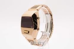 NOS / Box SEIKO Alba AKA W670-4000 Gold LED DARTH VADER Quartz Men Watch JAPAN
