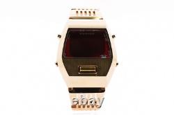 NOS / Box SEIKO Alba AKA W670-4000 Gold LED DARTH VADER Quartz Men Watch JAPAN