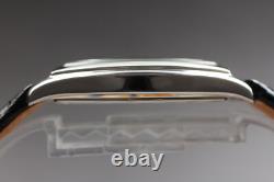 NOS / Box Seiko 6G28-00A0 34mm Black Roman Dial Small Second Quartz Men's