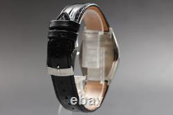 NOS / Box Seiko 6G28-00A0 34mm Black Roman Dial Small Second Quartz Men's