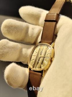 NOS Camy Genève Royal 1970s Swiss Made 18K Gold-Plated Vintage